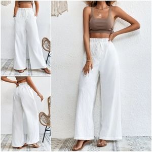 SHEIN VCAY High Waist Wide Leg Pants